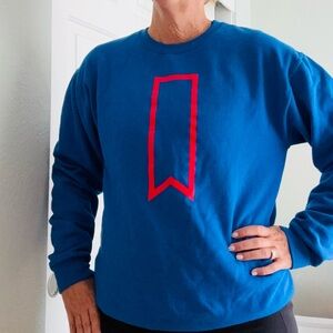 MICHELOB ULTRA Royal Ribbon Sweatshirt Unisex size M/L *NWOT